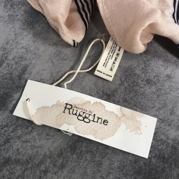 Macchia di Ruggine Navy & Beige Boho Kimono NEW NWT One Size Fits Most - Picture 8 of 8